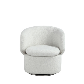 Cadeiras de sofá de sala de estar moderna de aço de forma personalizada